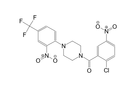 1-(2-chloro-5-nitrobenzoyl)-4-[2-nitro-4-(trifluoromethyl)phenyl]piperazine