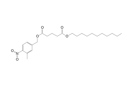 Glutaric acid, 3-methyl-4-nitrobenzyl undecyl ester