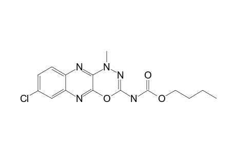 2-(N-BUTOXYCARBONYL)-AMINO-8-CHLORO-4-METHYL-4H-1,3,4-OXADIAZINO-[5,6-B]-QUINOXALINE