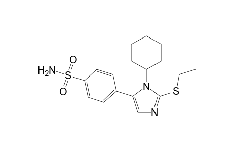 4-[1-Cyclohexyl-2-ethylthioimidazol-5-yl]benzenesulfonamide