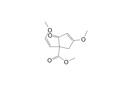 3-Methoxy-5-(methoxycarbonyl)-5-[(2-(Z)-methoxy)ethenyl]cyclopent-2-en-1-one