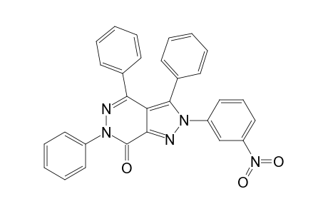2-(3-NITROPHENYL)-3,4,6-TRIPHENYL-2,6-DIHYDROPYRAZOLO-[3,4-D]-PYRIDAZIN-7-ONE