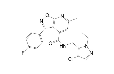 isoxazolo[5,4-b]pyridine-4-carboxamide, N-[(4-chloro-1-ethyl-1H-pyrazol-5-yl)methyl]-3-(4-fluorophenyl)-6-methyl-