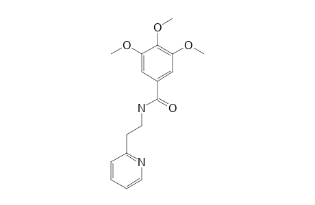 N-[2-(2-PYRIDYL)ETHYL]-3,4,5-TRIMETHOXYBENZAMIDE