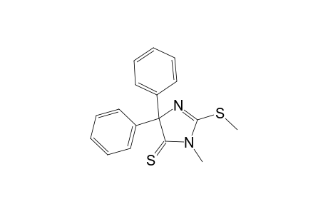 4H-Imidazole-4-thione, 3,5-dihydro-3-methyl-2-(methylthio)-5,5-diphenyl-