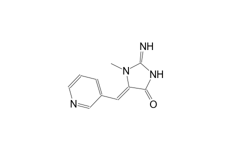 (5Z)-2-imino-1-methyl-5-(3-pyridinylmethylene)-4-imidazolidinone