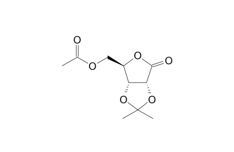 acetic acid [(3aR,6R,6aR)-4-keto-2,2-dimethyl-6,6a-dihydro-3aH-furo[3,4-d][1,3]dioxol-6-yl]methyl ester