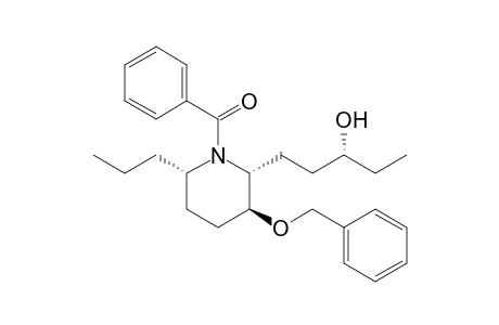 (2R,3S,6S)-1-Benzoyl-3-benzyloxy-2-[(3R)-3-hydroxypentyl]-6-propylpiperidine