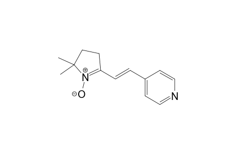 5-[2-(Pyridin-4-yl)vinyl]-2,2-dimethyl-3,4-dihydro-2H-pyrrol-1-oxide
