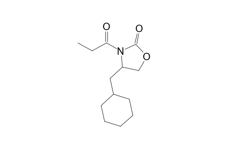 4-(cyclohexylmethyl)-3-(1-oxopropyl)-2-oxazolidinone