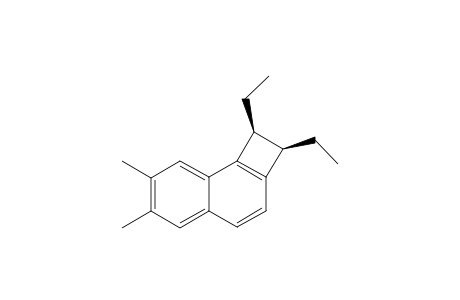 Cis-1,2-diethyl-6,7-dimethyl-1,2-dihydrocyclobuta[a]naphthalene