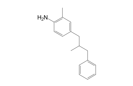 Benzenamine, 2-methyl-4-(2-methyl-3-phenylpropyl)-