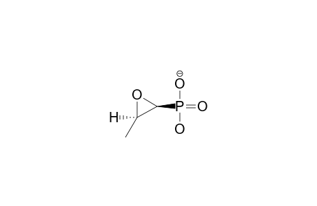 FOSFOMYCIN;(1R,2S)-EPOXYPROPYLPHOSPHONIC-ACID