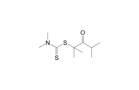 dimethyldithiocarbamic acid, ester with 2,4-dimethyl-2-mercapto-3-pentanone