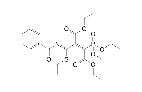 Diethyl 2-[(Benzoylimino)(ethylsulfanyl)methyl]-3-(diethoxyphosphoryl)but-2-enedioate