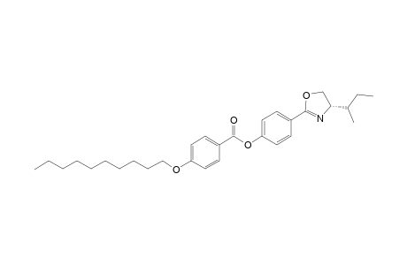(4S)-4,5-Dihydro-2-[4'-(4"-decyloxybenzoyloxy)phenyl]-4[(S)-1-methylpropyl]oxazole