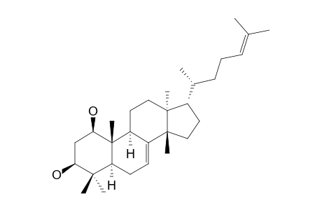 13alpha,14beta,17alpha-LANOSTA-7,24-DIENE-1beta,3beta-DIOL