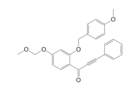 1-(2-(4-Methoxy)benzyloxy-4-(methoxymethyloxy)phenyl)-3-phenylprop-2-yn-1-one
