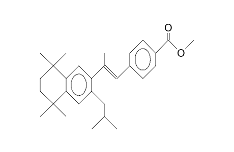 1-(4-Carbomethoxy-phenyl)-trans-2-(1,1,4,4-tetramethyl-6-isobutyl-tetralinyl-7)-propene