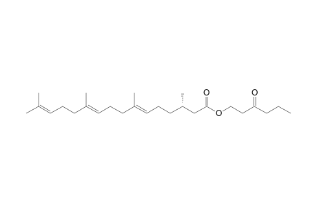 3-Oxohexyl (S)-geranylcitronellate