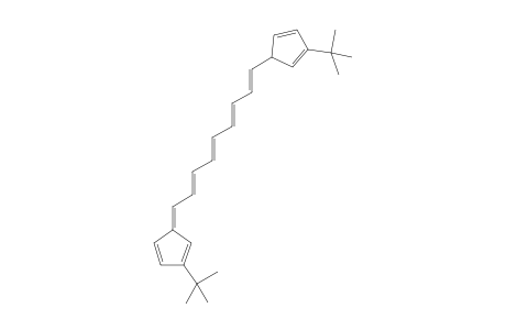 (E/Z)-2-tert-butyl-6-[(E,E,E,E)-8-(3/4-tert-butylcyclopentadienyl)-1,3,5,7-octatetraenyl]pentafulvene