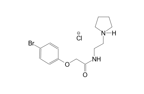 1-{2-[2-(4-bromophenoxy)acetamido]ethyl}pyrrolidin-1-ium chloride