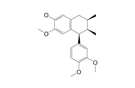 SINENSISIN-B;(7'S,8R,8'R)-5-HYDROXY-3',4,4'-TRIMETHOXY-2,7'-CYCLOLIGNAN