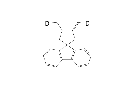 3-Deuteriomethyl-4-(E)-deuteriomethylenespiro[cyclopentane-1,9'-(9H)fluorene]