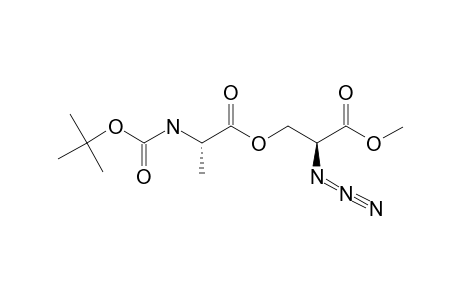 METHYL-(2S,2'S)-2-AZIDO-3-(N-BOC-ALANYLOXY)-PROPIONATE
