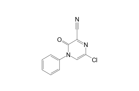 Pyrazinecarbonitrile, 6-chloro-3,4-dihydro-3-oxo-4-phenyl-
