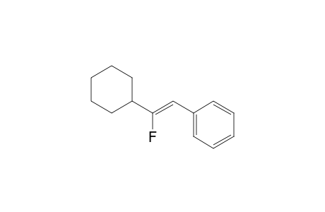 1-(2'-Cyclohexyl-2'-fluoroethenyl)benzene