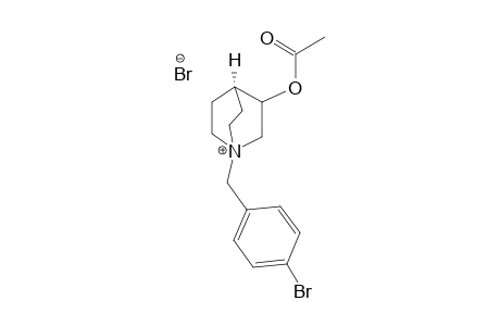 3-ACETOYLOXY-1-(4-BROMOBENZYL)-QUINUCLIDINIUM-BROMIDE