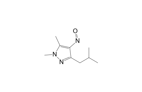 1,5-Dimethyl-3-(2-methylpropyl)-4-nitroso-pyrazole
