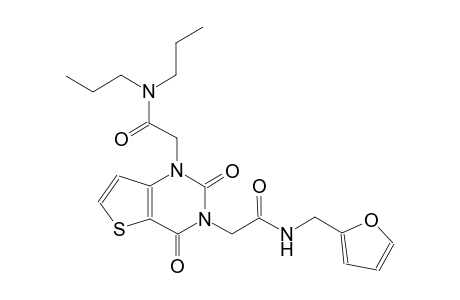 2-{3-[4-(furan-2-yl)-2-oxobutyl]-2,4-dioxo-1H,2H,3H,4H-thieno[3,2-d]pyrimidin-1-yl}-N,N-dipropylacetamide