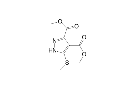1H-Pyrazole-3,4-dicarboxylic acid, 5-(methylthio)-, dimethyl ester