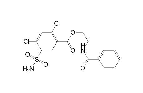2,4-Dichloro-5-sulfamoyl-benzoic acid 2-benzamidoethyl ester