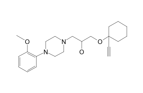 1-(1-Ethynyl-cyclohexyloxy)-3-[4-(2-methoxy-phenyl)-piperazin-1-yl]-propan-2-ol