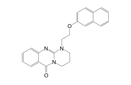 6H-pyrimido[2,1-b]quinazolin-6-one, 1,2,3,4-tetrahydro-1-[2-(2-naphthalenyloxy)ethyl]-