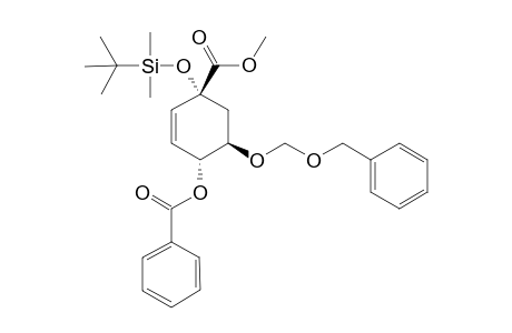 Methyl [(1R)-(1.alpha.,4.alpha.,5.beta.)-4-(benzoyloxy)-5-[[(benzyloxy)methyl]oxy]-1-[[(1,1-dimethylethyl)dimethylsilyl]oxy]-2-cyclohexene-1-carboxylate