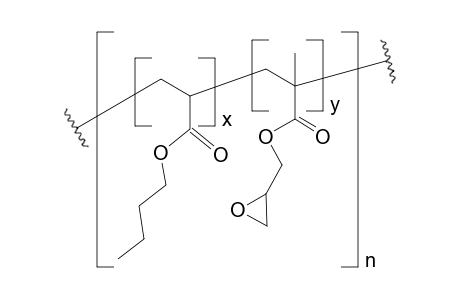Copolymer butyl acrylate-stat-glycidyl methacrylate