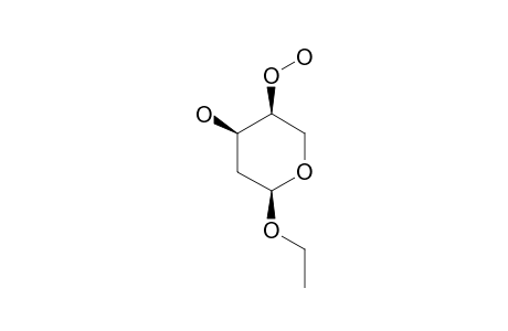 IRISIDE-A;2-ETHOXYTETRAHYDRO-5-HYDROPEROXY-(2R,4R,5S)-2H-PYRAN-4-OL