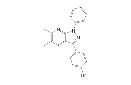 3-(4-bromophenyl)-5,6-dimethyl-1-phenyl-pyrazolo[3,4-b]pyridine