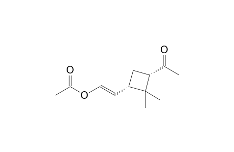 3-Acetyl-1-(2'-acetoxyethenyl)-2,2-dimethylcyclobutane