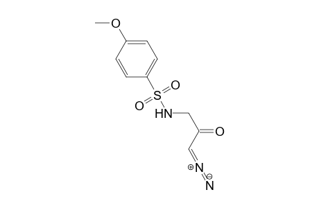 1-Diaza-3-((p-methoxyphenyl)-sulfonylamino)-propan-2-one
