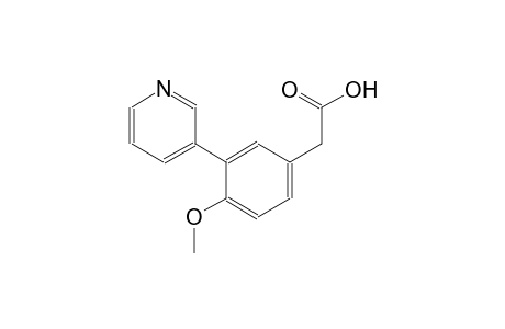 benzeneacetic acid, 4-methoxy-3-(3-pyridinyl)-