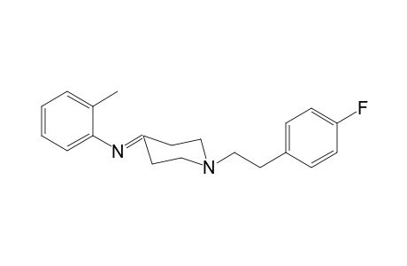 1-[2-(4-Fluorophenyl)ethyl]-N-(2-methylphenyl)piperidin-4-imine