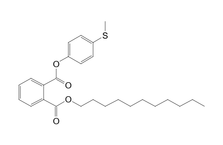 Phthalic acid, 4-methylthiophenyl undecyl ester