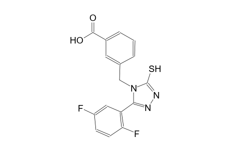 benzoic acid, 3-[[3-(2,5-difluorophenyl)-5-mercapto-4H-1,2,4-triazol-4-yl]methyl]-