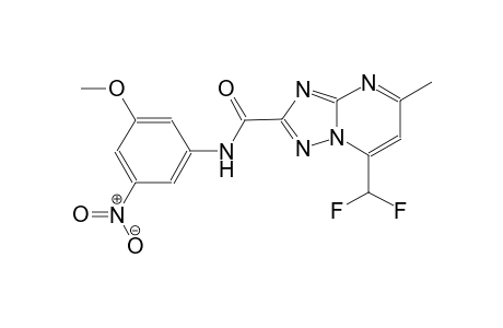 7-(difluoromethyl)-N-(3-methoxy-5-nitrophenyl)-5-methyl[1,2,4]triazolo[1,5-a]pyrimidine-2-carboxamide