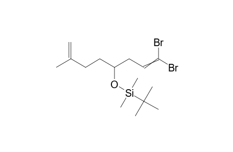 (4r)-1,1-dibromo-4-(tert-butyldimethylsiloxy)-7-methyl-1,7-octadiene
